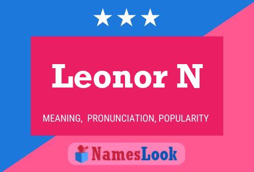 Leonor N Naam Poster