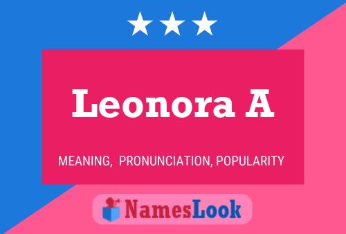 Leonora A Naam Poster