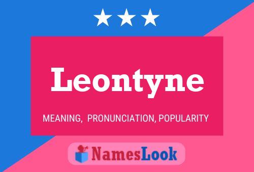 Leontyne Naam Poster