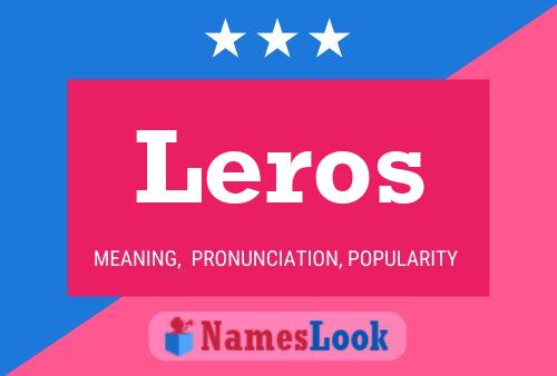 Leros Naam Poster