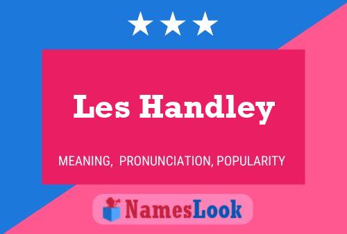 Les Handley Naam Poster