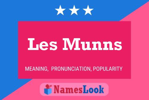 Les Munns Naam Poster