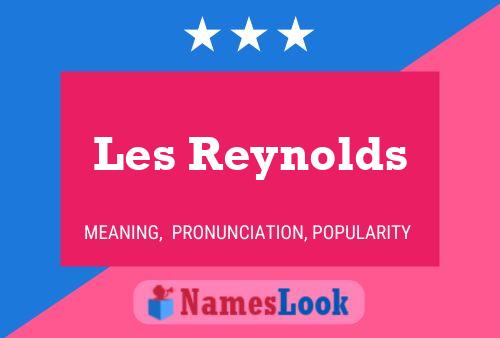 Les Reynolds Naam Poster