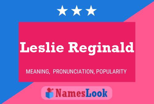 Leslie Reginald Naam Poster