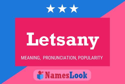 Letsany Naam Poster