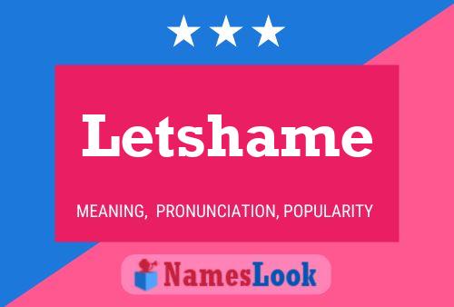 Letshame Naam Poster