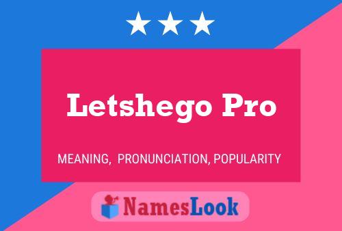 Letshego Pro Naam Poster