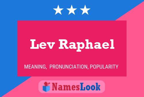 Lev Raphael Naam Poster