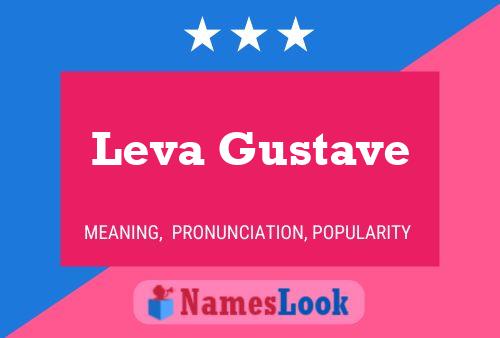 Leva Gustave Naam Poster