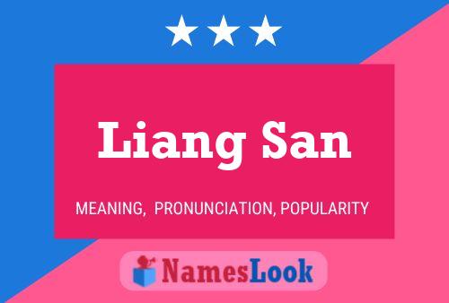 Liang San Naam Poster