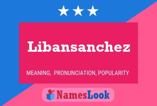 Libansanchez Naam Poster