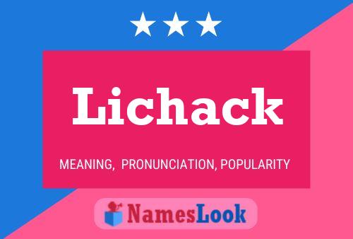 Lichack Naam Poster