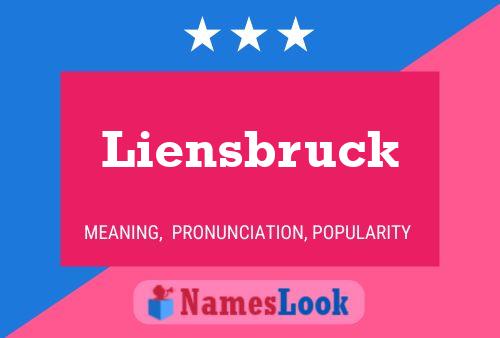 Liensbruck Naam Poster