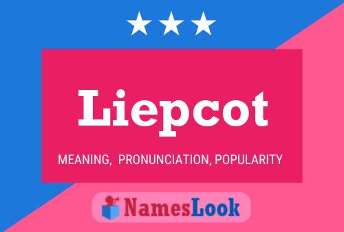 Liepcot Naam Poster