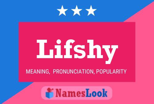 Lifshy Naam Poster