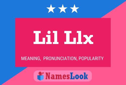 Lil Llx Naam Poster