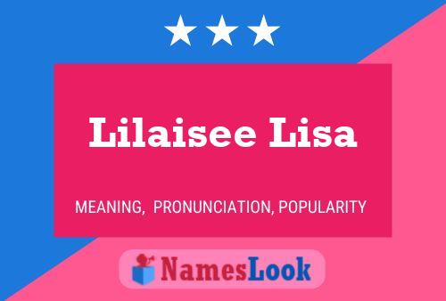 Lilaisee Lisa Naam Poster