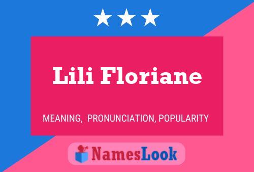 Lili Floriane Naam Poster