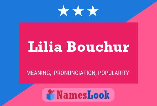 Lilia Bouchur Naam Poster