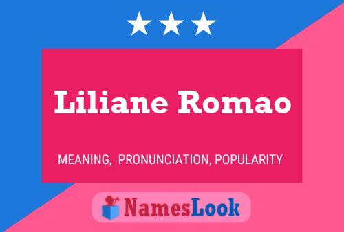 Liliane Romao Naam Poster