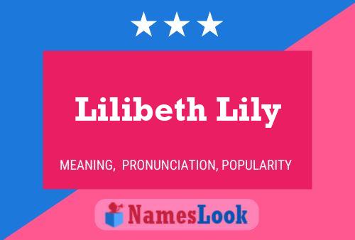 Lilibeth Lily Naam Poster