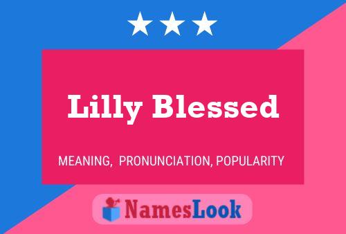 Lilly Blessed Naam Poster