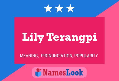 Lily Terangpi Naam Poster