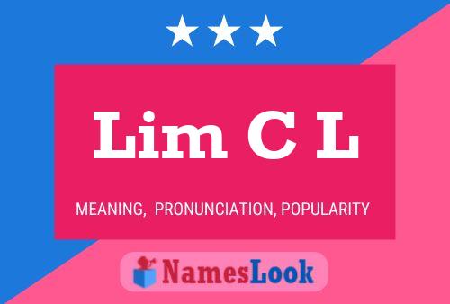 Lim C L Naam Poster