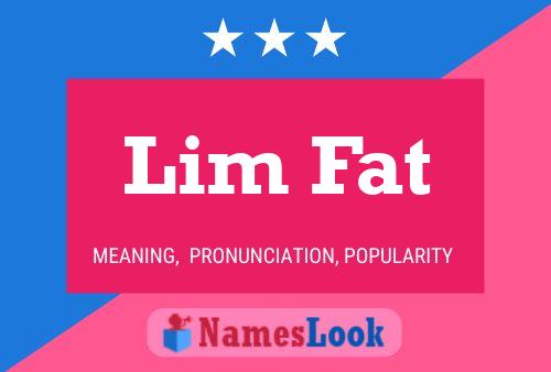 Lim Fat Naam Poster