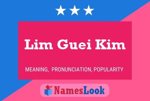 Lim Guei Kim Naam Poster