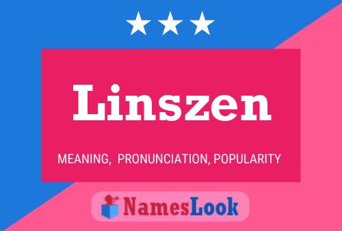 Linszen Naam Poster