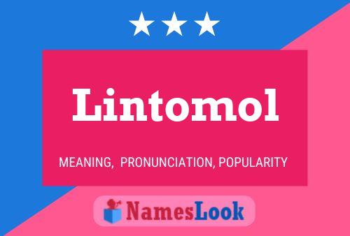 Lintomol Naam Poster