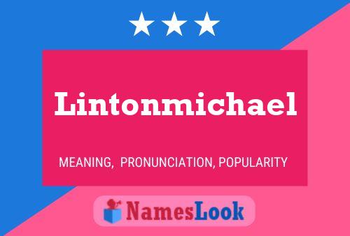 Lintonmichael Naam Poster