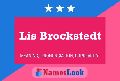 Lis Brockstedt Naam Poster