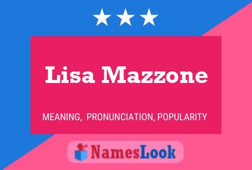 Lisa Mazzone Naam Poster