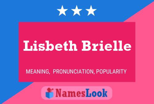 Lisbeth Brielle Naam Poster