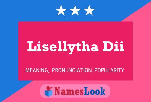 Lisellytha Dii Naam Poster