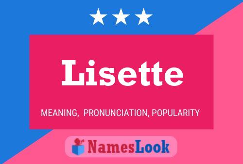 Lisette Naam Poster