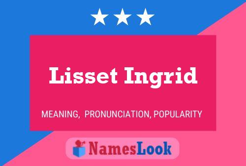 Lisset Ingrid Naam Poster