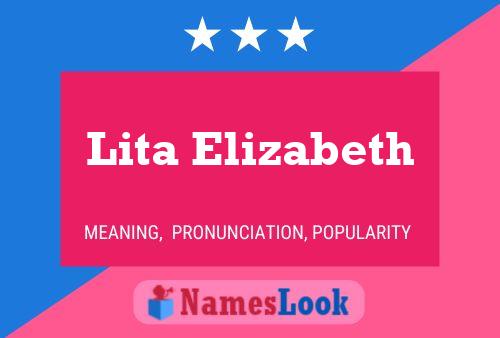 Lita Elizabeth Naam Poster