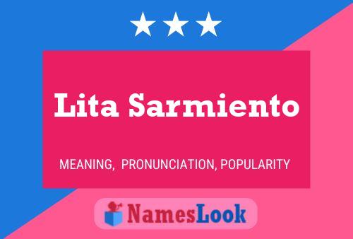 Lita Sarmiento Naam Poster