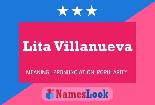 Lita Villanueva Naam Poster