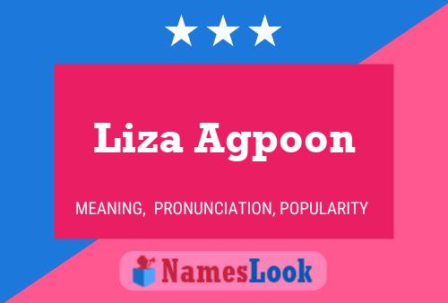 Liza Agpoon Naam Poster