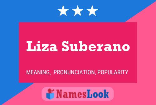 Liza Suberano Naam Poster