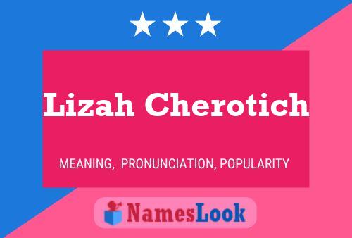 Lizah Cherotich Naam Poster