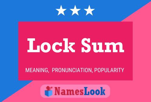 Lock Sum Naam Poster