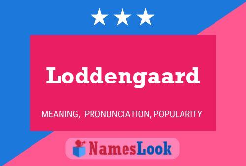 Loddengaard Naam Poster