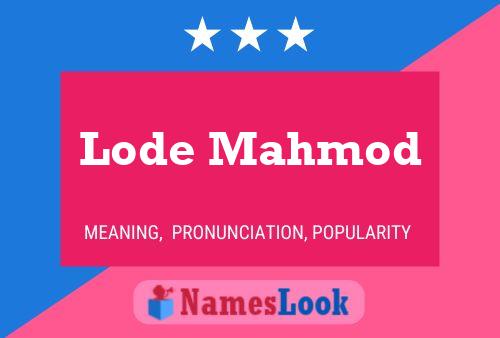 Lode Mahmod Naam Poster