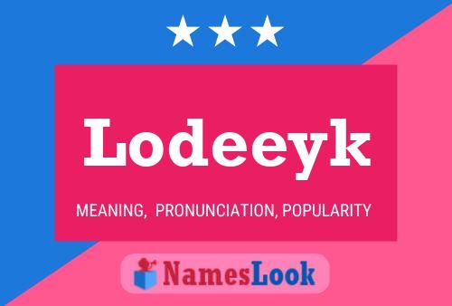 Lodeeyk Naam Poster