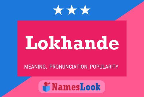 Lokhande Naam Poster